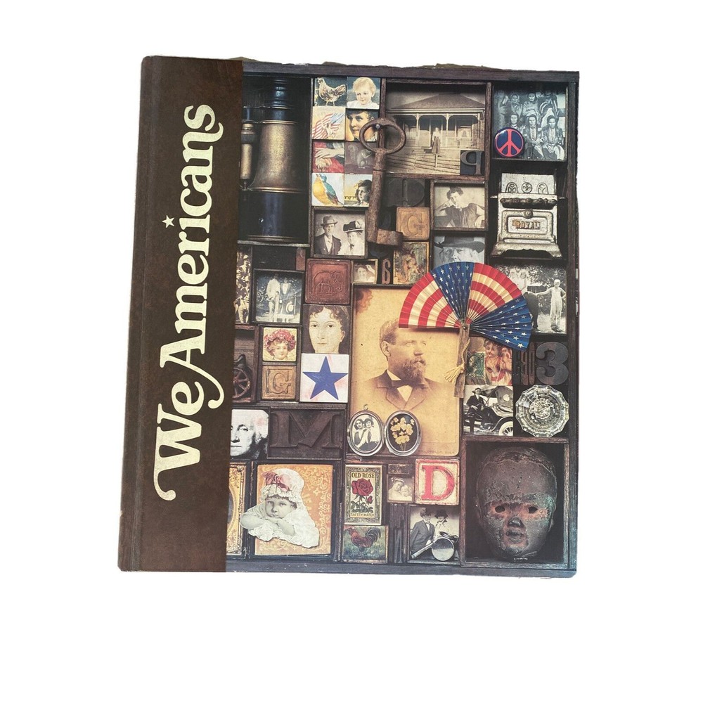 NATIONAL GEOGRAPHIC SOCIETY "WE AMERICANS" Patriot COFFEE TABLE BOOK 1988